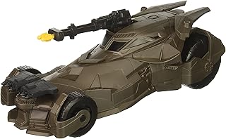 DC Justice League Cannon Blast Batmobile Vehicle in Open Tray, 12
