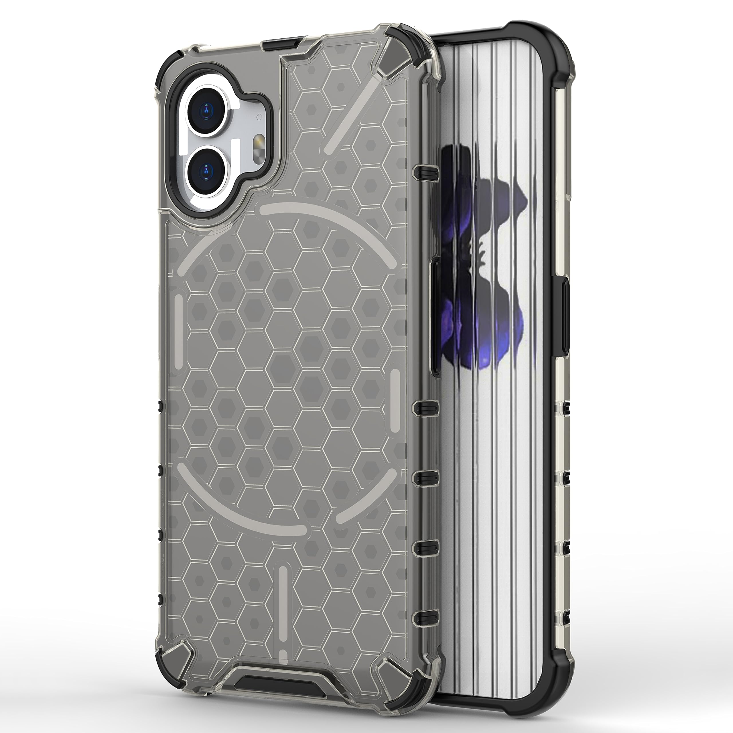 Zapcase Back Case Cover for Nothing Phone 2 | Compatible for Nothing Phone 2 Back Case Cover | Honey Comb Case for Nothing Phone 2 with Camera Protection | (TPU + PC | Black) (B0CCL92XS3) Amazon Price History, Amazon Price Tracker