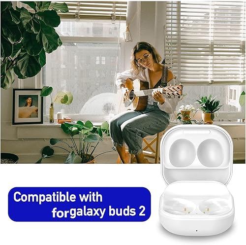 Miniatura 2 de Funda de carga para SamsungGalaxy Buds 2, cargador USB C con cable para GalaxyBuds 2 R177 auriculares Bluetooth 450MAh batería portátil mini carga
