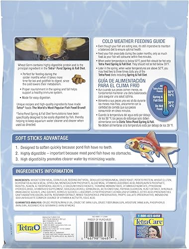 Vista 23 de Alimento de dieta para peces de primavera y otoño TetraPong.