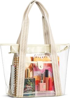 Handy Laundry Clear Bag for Stadium Events - Large Transparent Tote - Clear Purse for Women, Work, Beach & Shopping