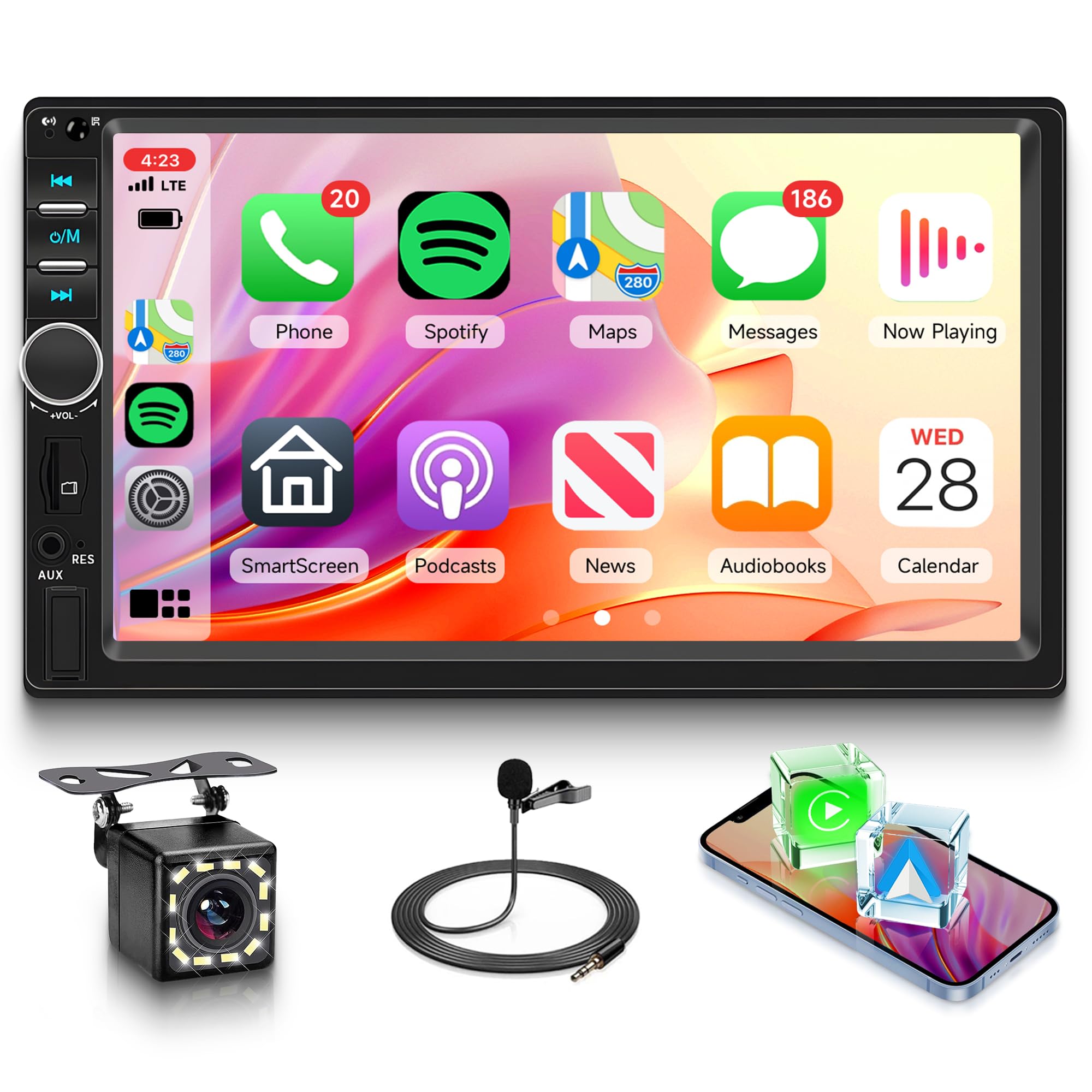 car radio 2 din android bluetooth 7 pollici touch screened