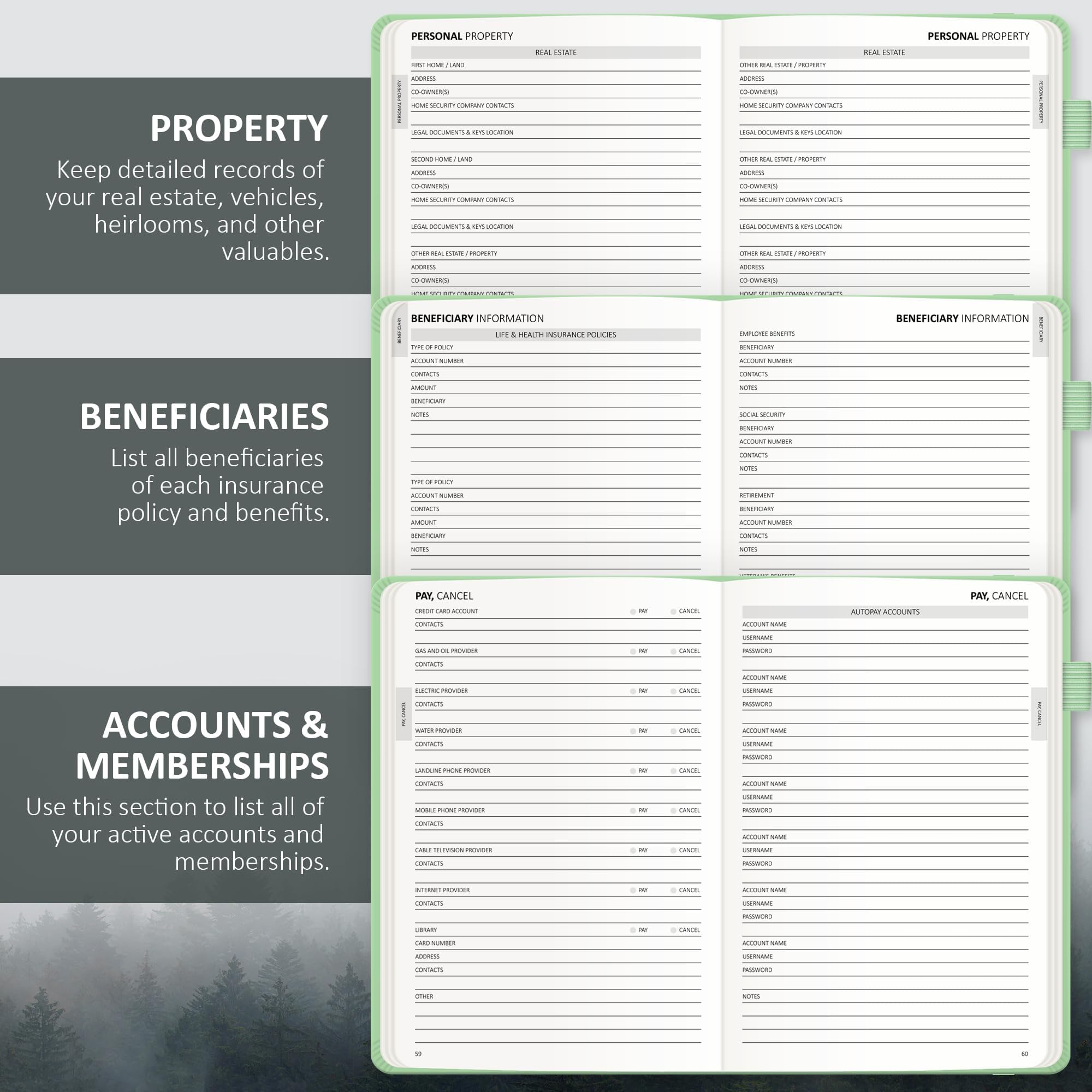 CARNET DE PLANIFICATION 2020 Planificateur Mensuel Notes Cahier Vintage