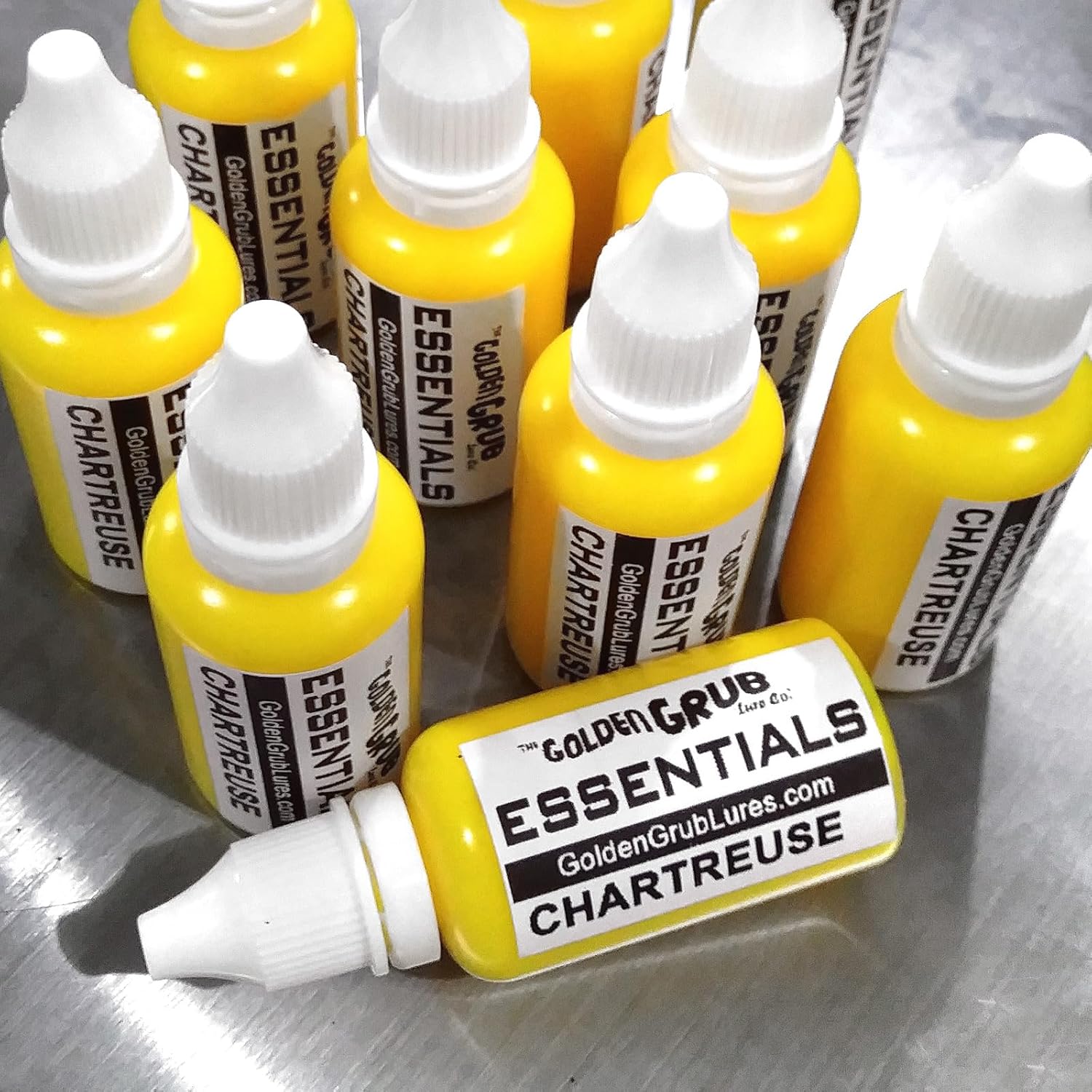 Generic 10 Pack of Colorants for Dying Plastisol (Soft Plastic Fishing Baits)