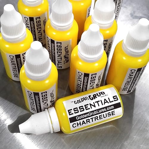 Miniatura 4 de Paquete de 10 colorantes para plastisol moribundo (cebos de pesca de plástico suave)