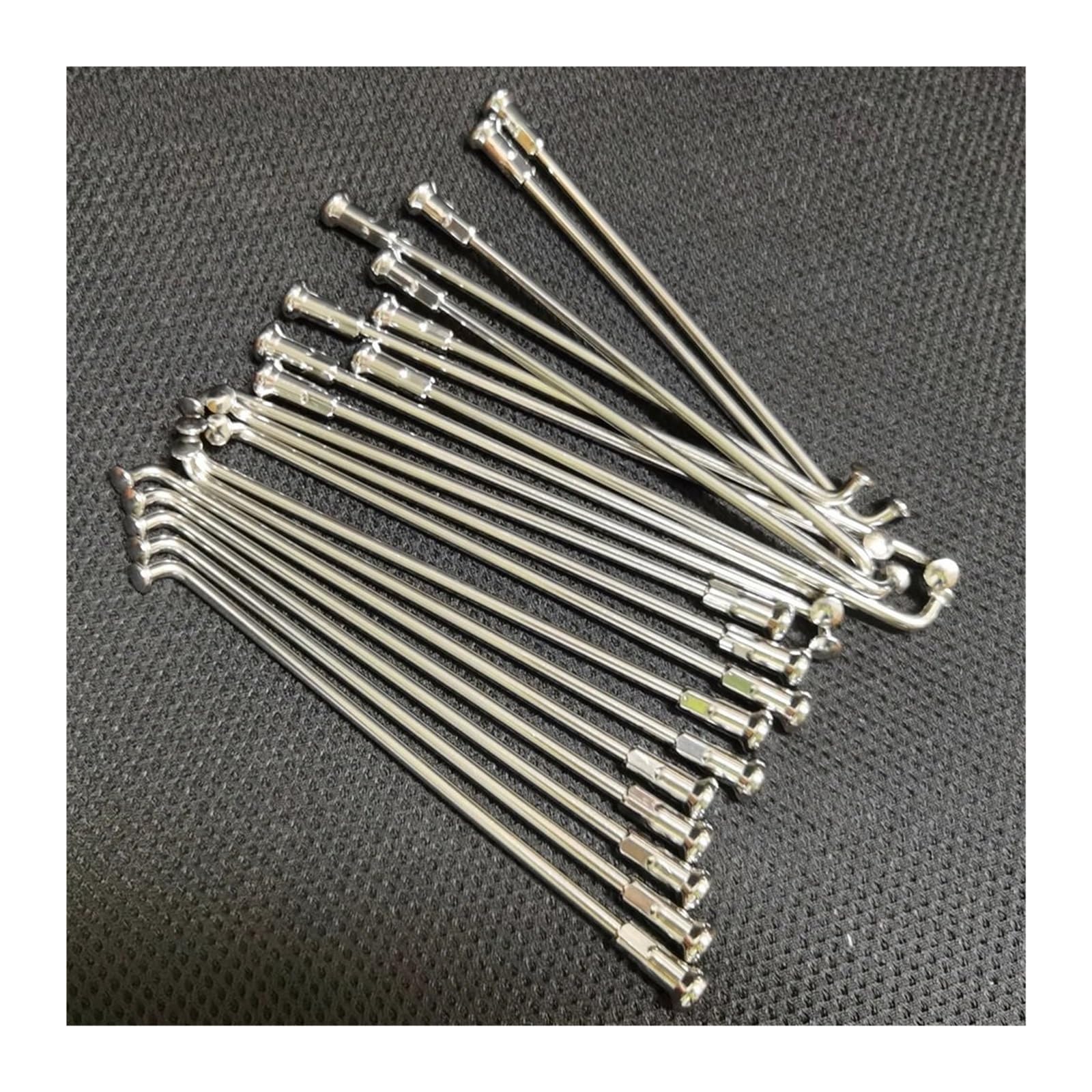 40 sztuk 8G średnica 4.0mm J-bend okrągłe szprychy motocyklowe 304 szprychy kół motocyklowych ze stali nierdzewnej(140mm)