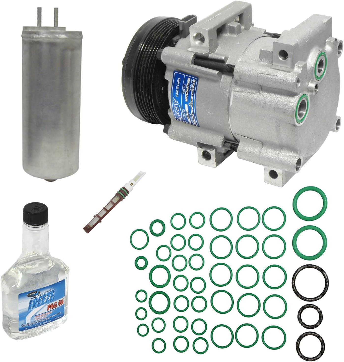 UAC KT 1208 A/C Compressor and Component Kit, 1 Pack