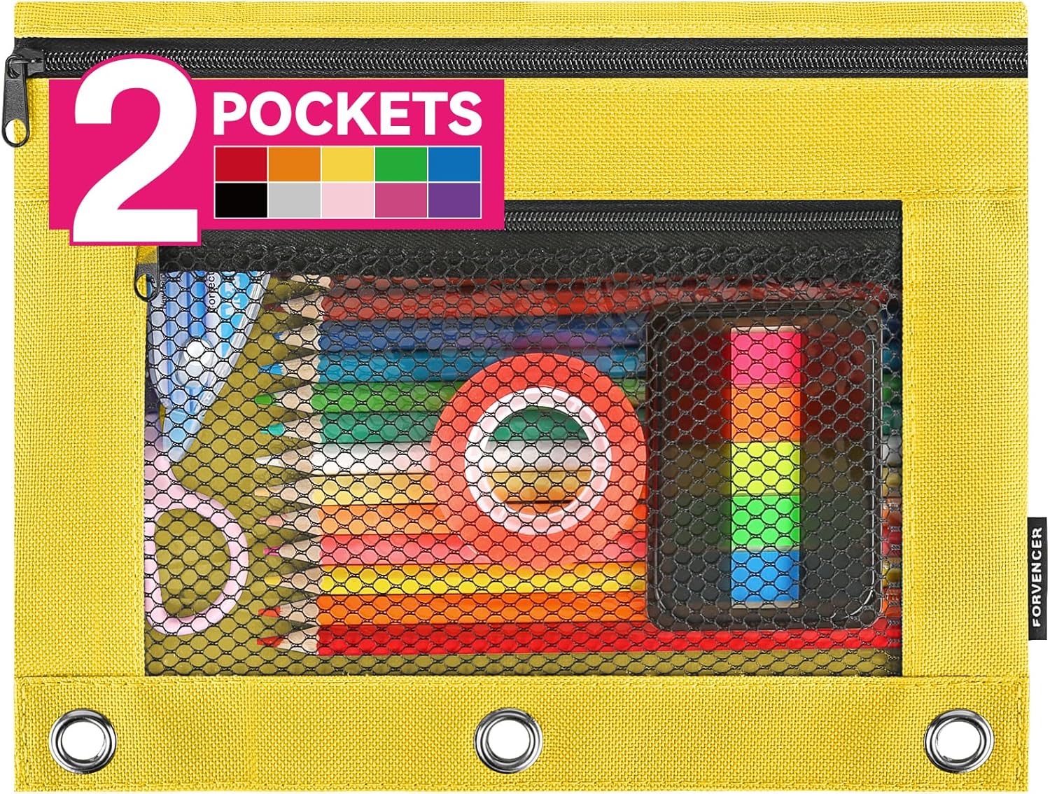 Pouch, Cute Zipper Pouch For 3-ring