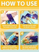 Vista 9 de Janmercy 10 unidades de teñido anudado para el cuello, bufandas refrescantes, bandanas de hielo de verano para hombres y mujeres, camping, correr