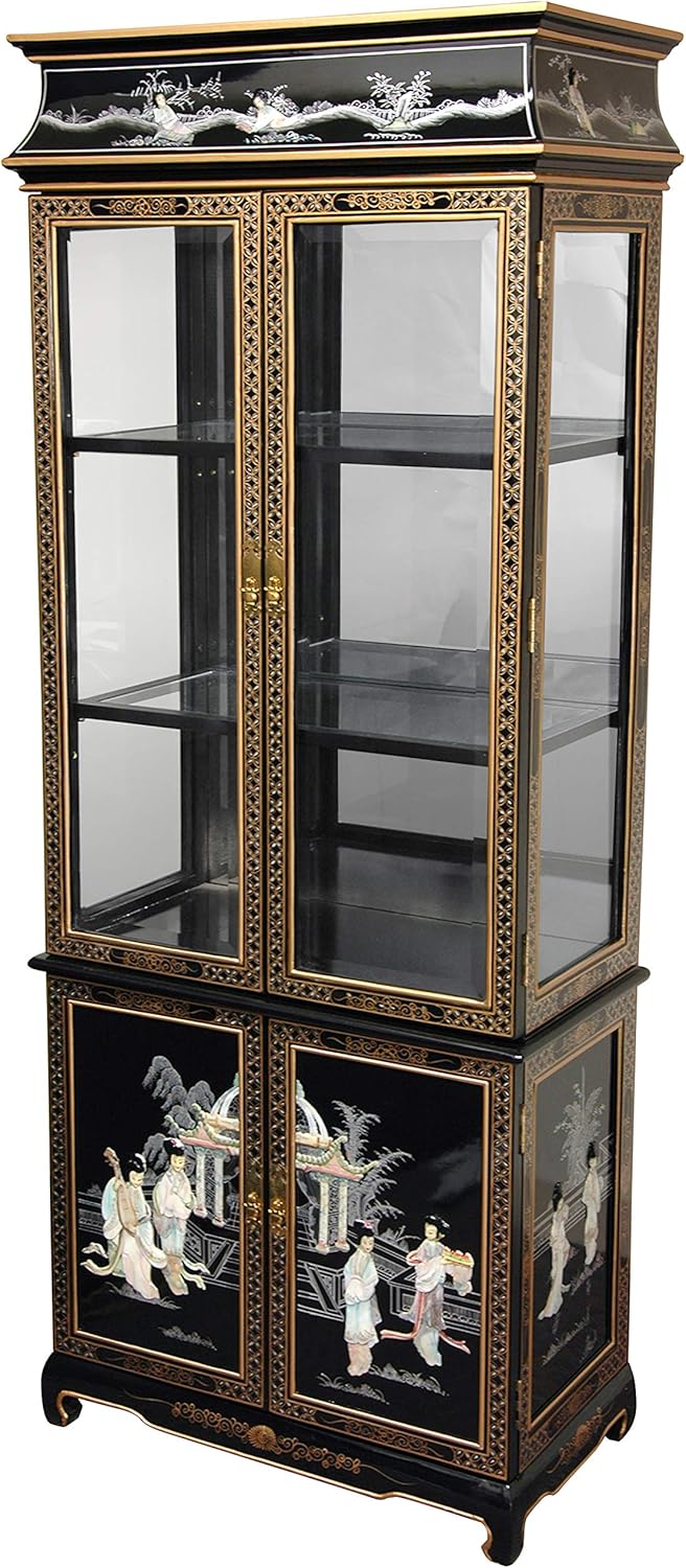 Oriental Furniture Traditional Asian Furnishings, 73Inch Oriental