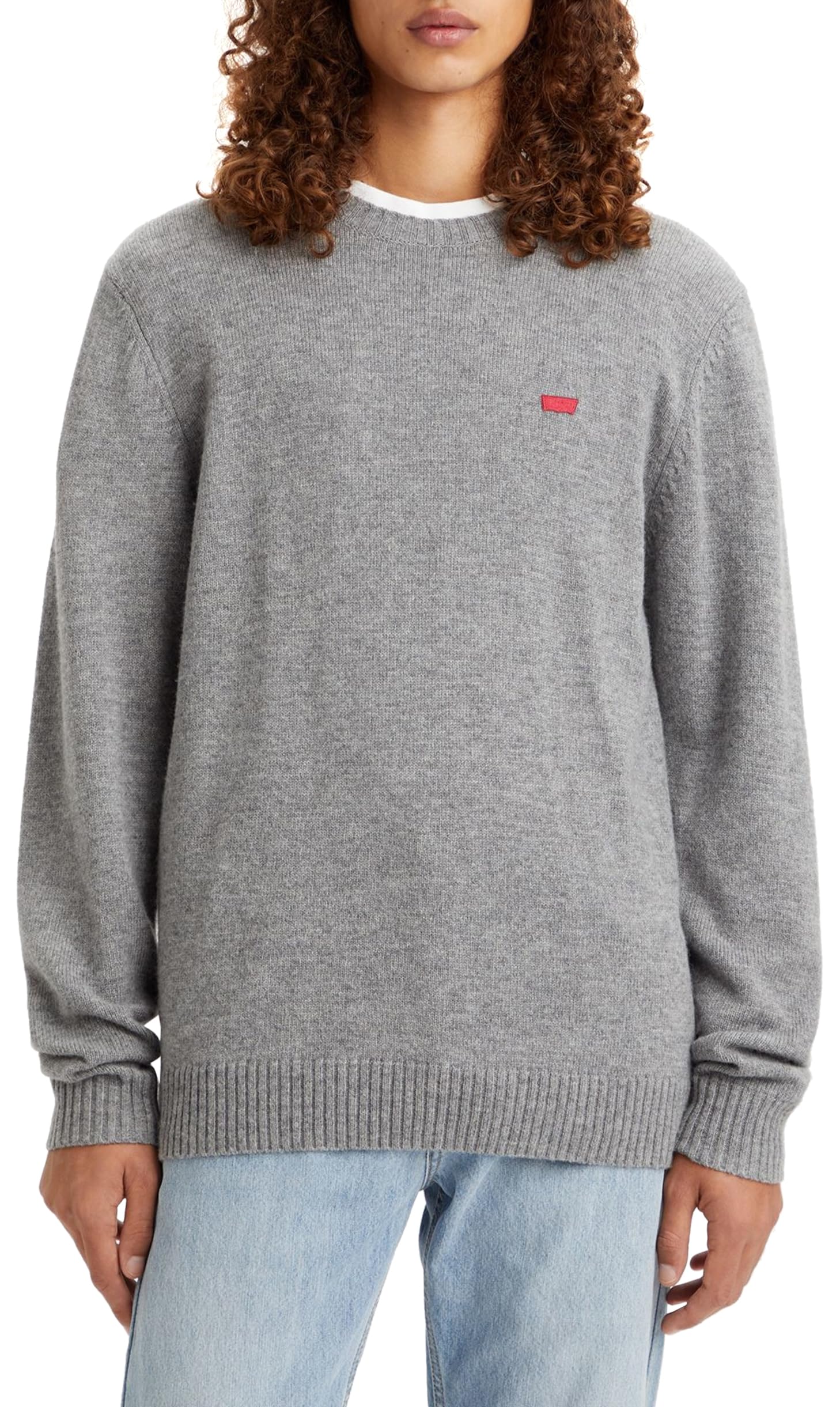 Levi's Original Housemark Sweater, Uomo, Mid Tone Grey Heather, Xl-image