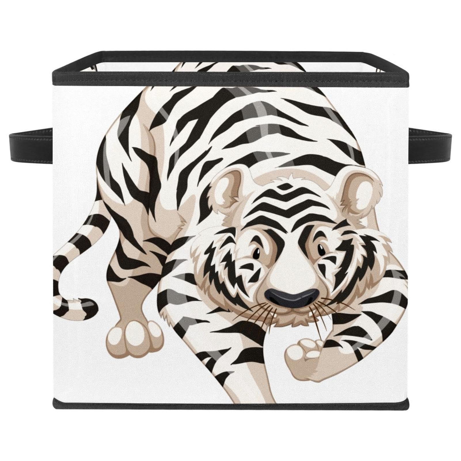 Boîte de rangement pliable cube en tissu pour jouets livres et dressing maison
