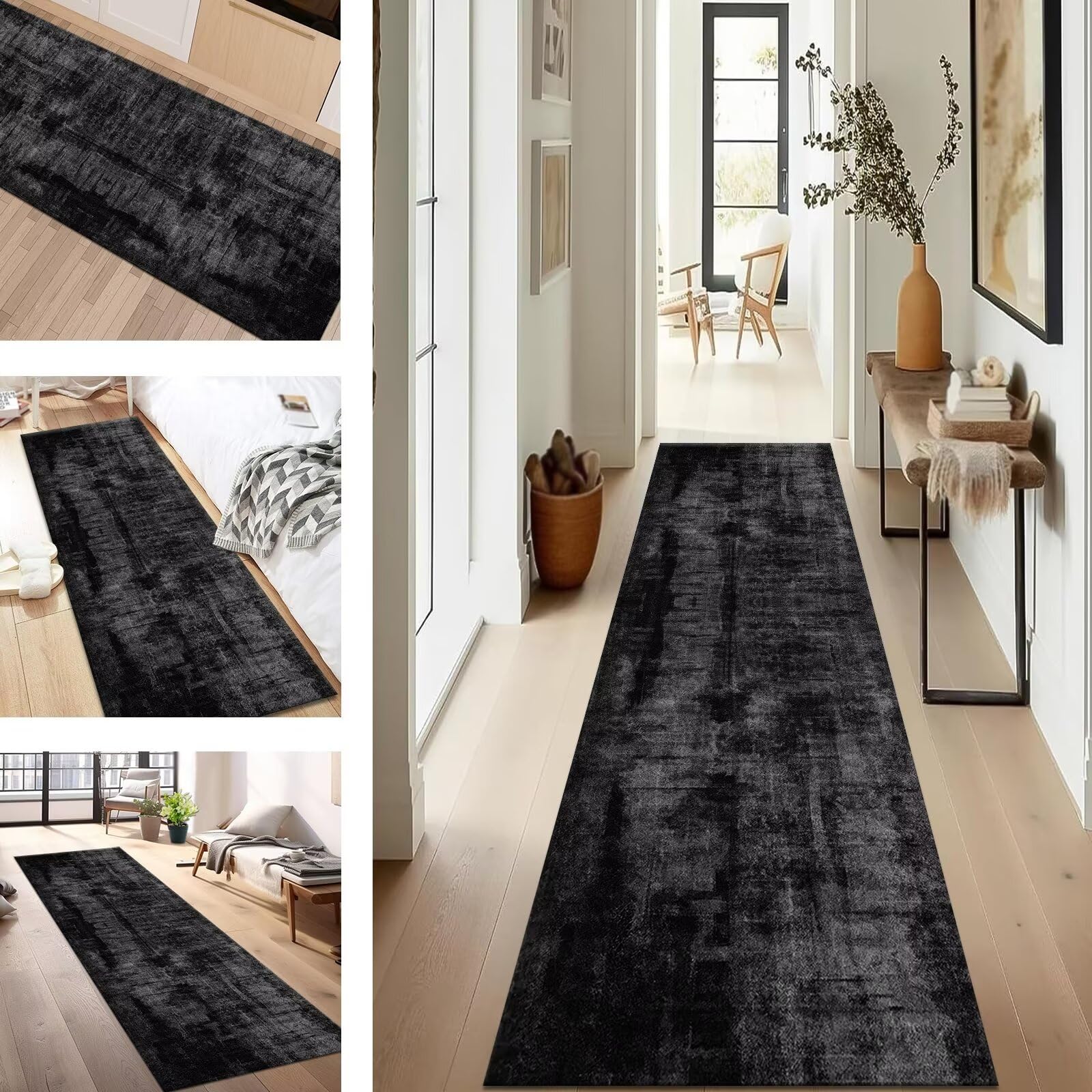 Tapis de couloir antisalissure pour protéger le sol entrée et cuisine 110x250cm