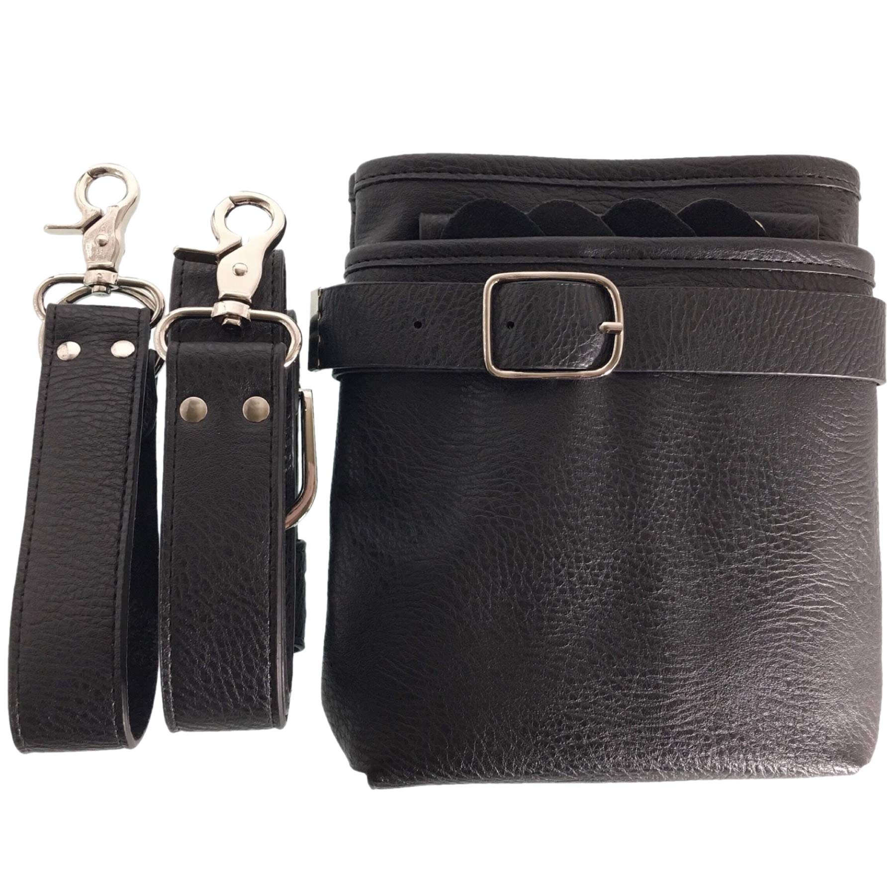 Amazon | 【GLASS FROG】本革 シザーケース 8丁 シザー入れ取り外し