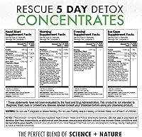 Vista 2 de Rescue Detox Concentrados de desintoxicación de 5 días +Plus Elimina permanentemente todas las toxinas