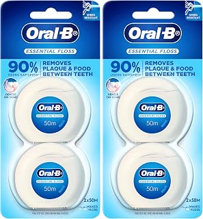 Oral-B Essential Clean Dental Floss Twin Pack 2 × 50 m, pack of 2