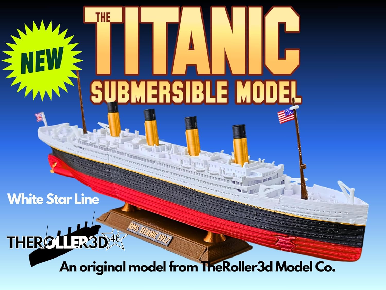Titanic Submersible Model by TheRoller3d Dual Action Italy Ubuy