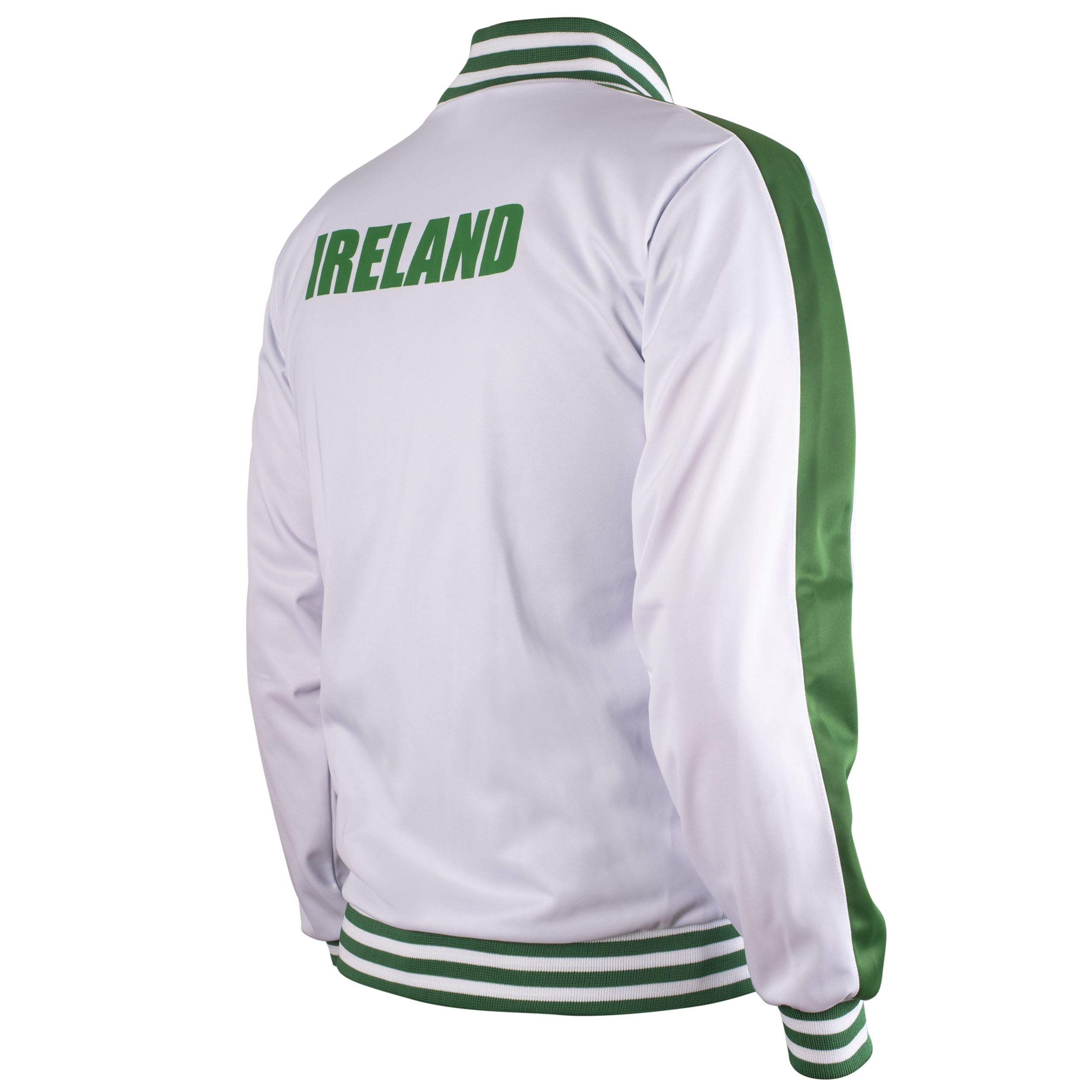JL Sport Irlanda Giacca retrò Calcio Tuta Cerniera Giacca Uomini