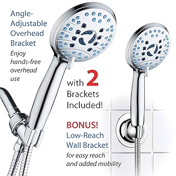 Hotel Spa AquaCare High Pressure 8-Mode Handheld Shower Head