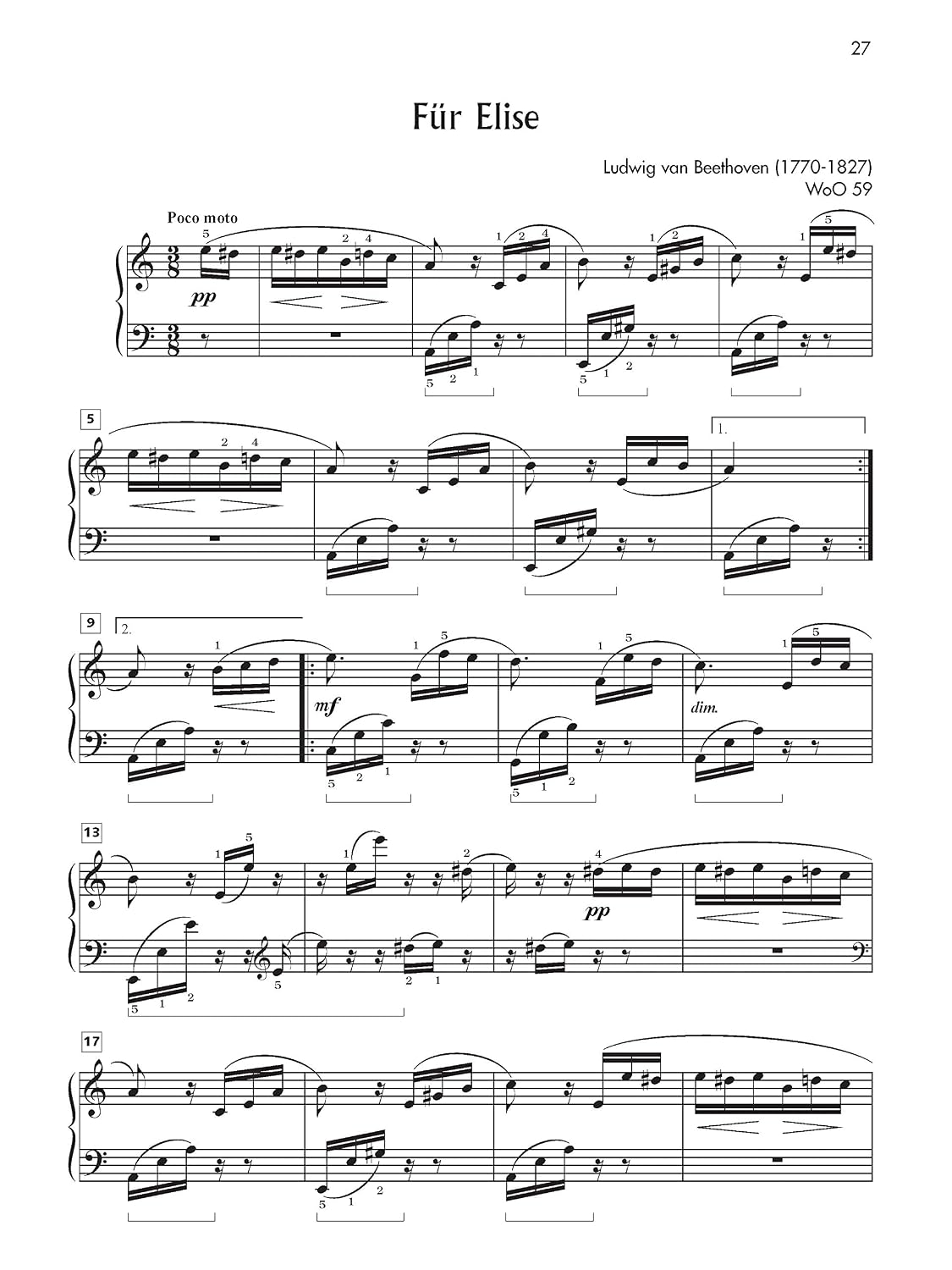 The Giant Book of Classical Piano Sheet Music (The Giant Book of Sheet Music)