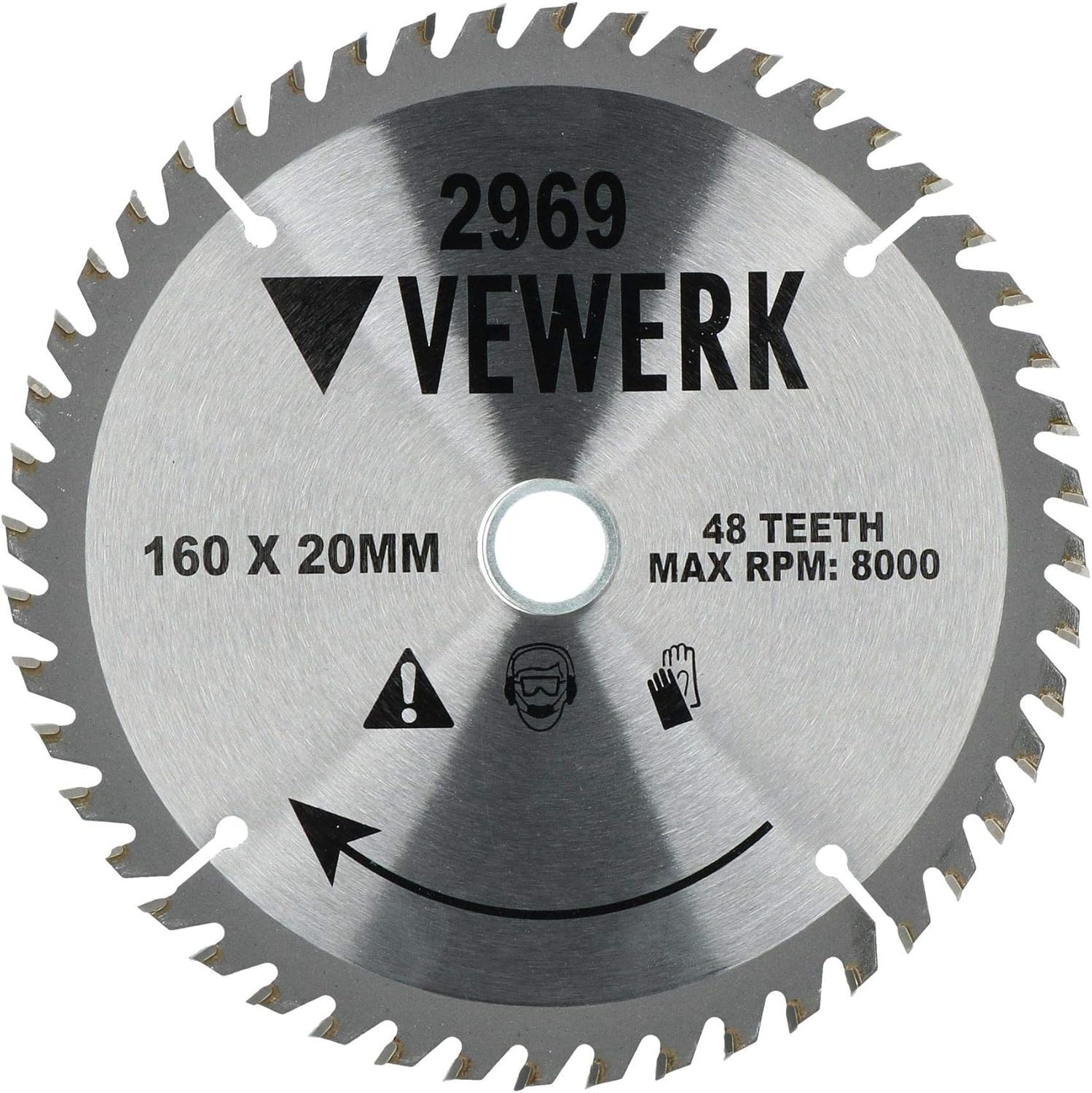 160mm x 20/16mm 48T TCT Circular Saw Blade Tungsten Carbide Tipped Cutting