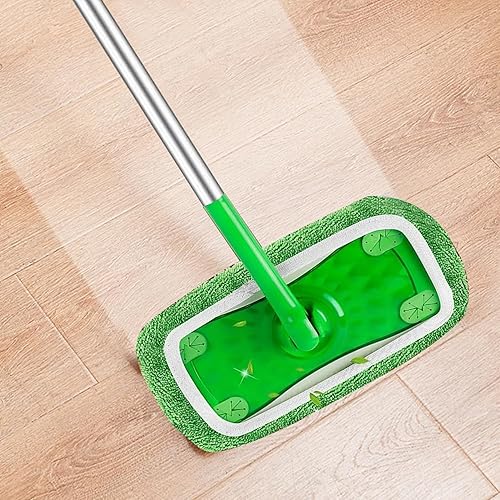 Miniatura 5 de Repuesto de cabezal de trapeador, mopa de piso, almohadilla de trapeador, 8 piezas de repuesto para cabezal de trapeador de microfibra, absorbente y