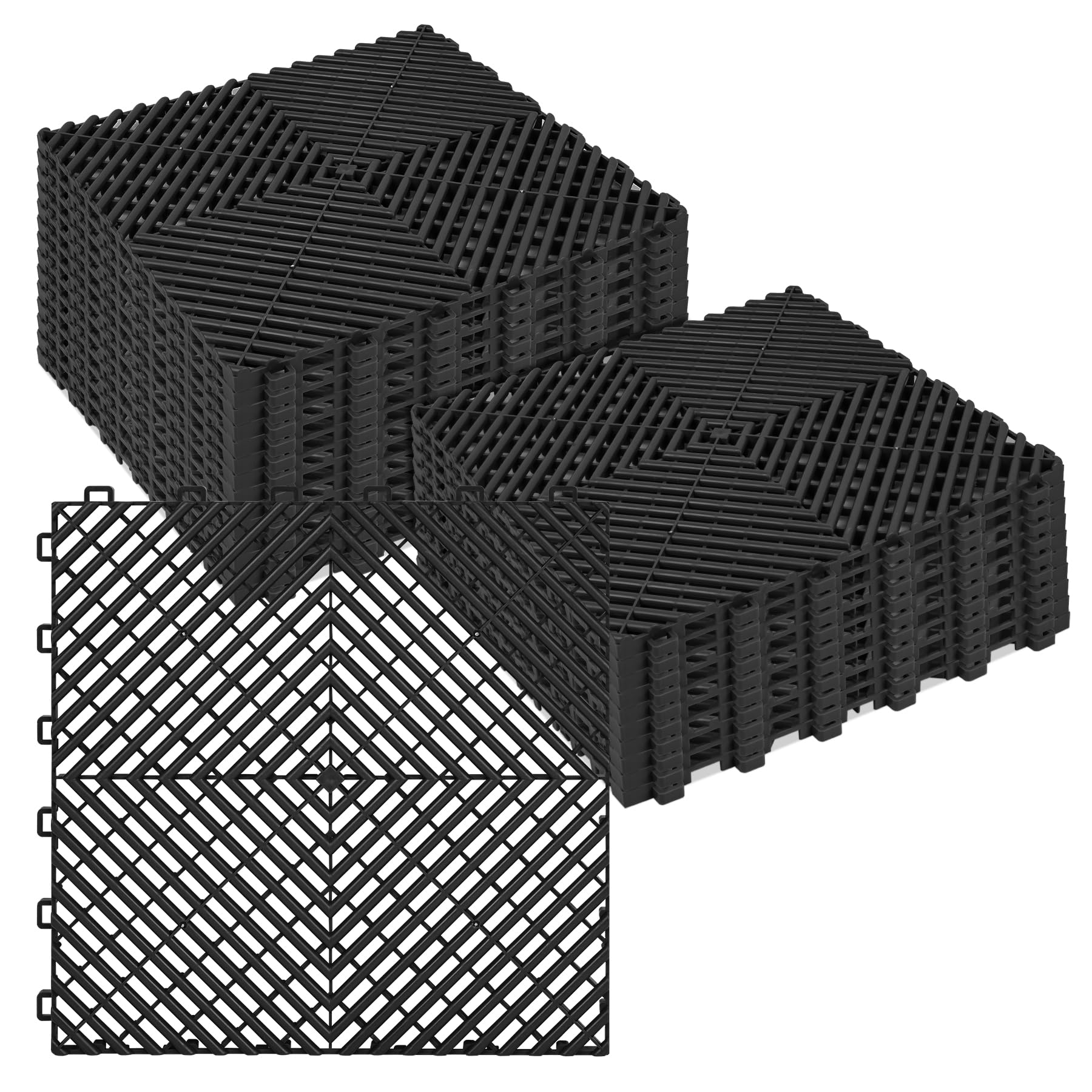 Interlocking Drainage Tiles 12" x 12" Modular Interlocking Cushion