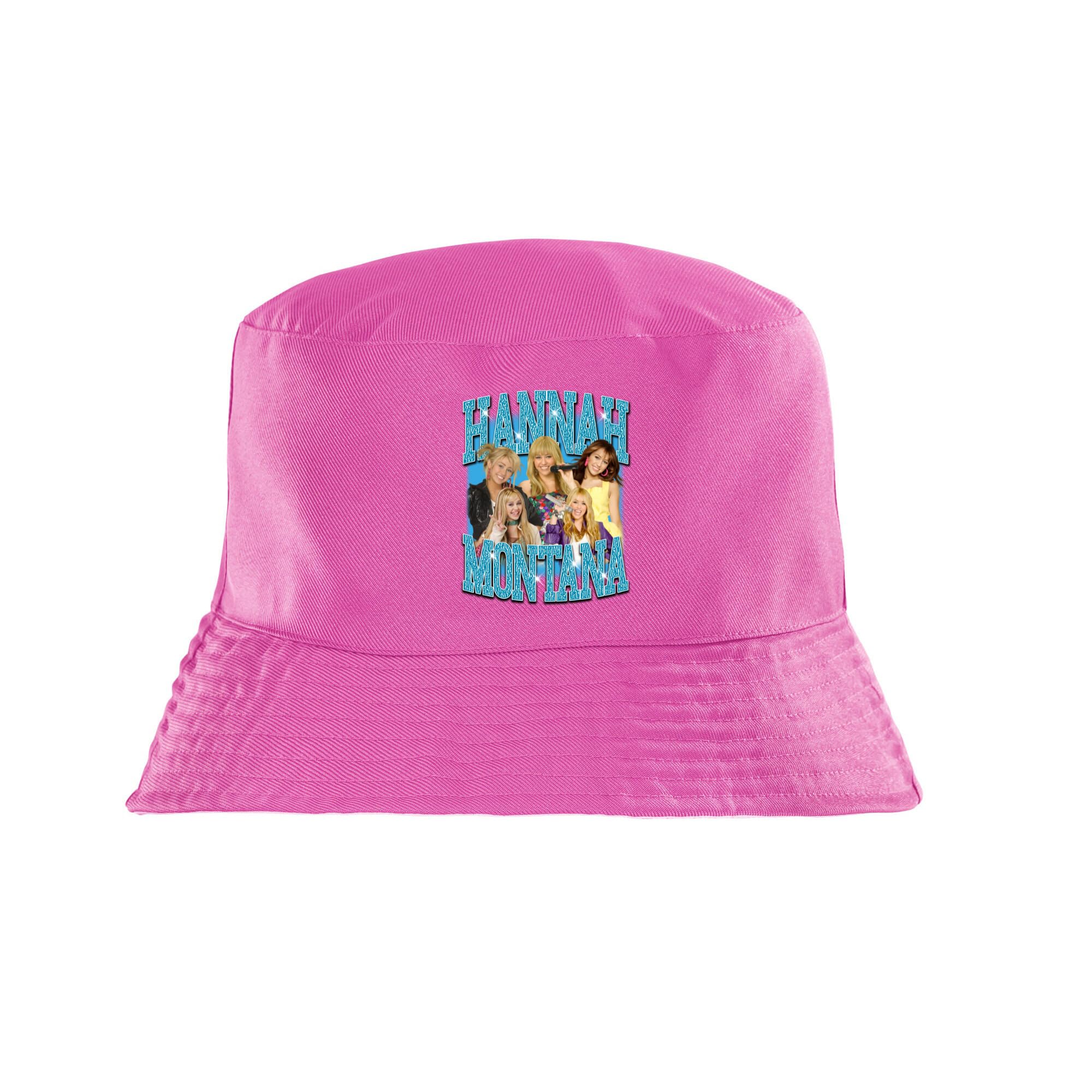 Taylor Brown Unisex Pink Hannah Montana Vintage 90S Retro Bootleg Bucket Hat Adults, Funny Fun Novelty Meme Hat Hats Humerous Silly Trendy Joke Pun Weird Trendy