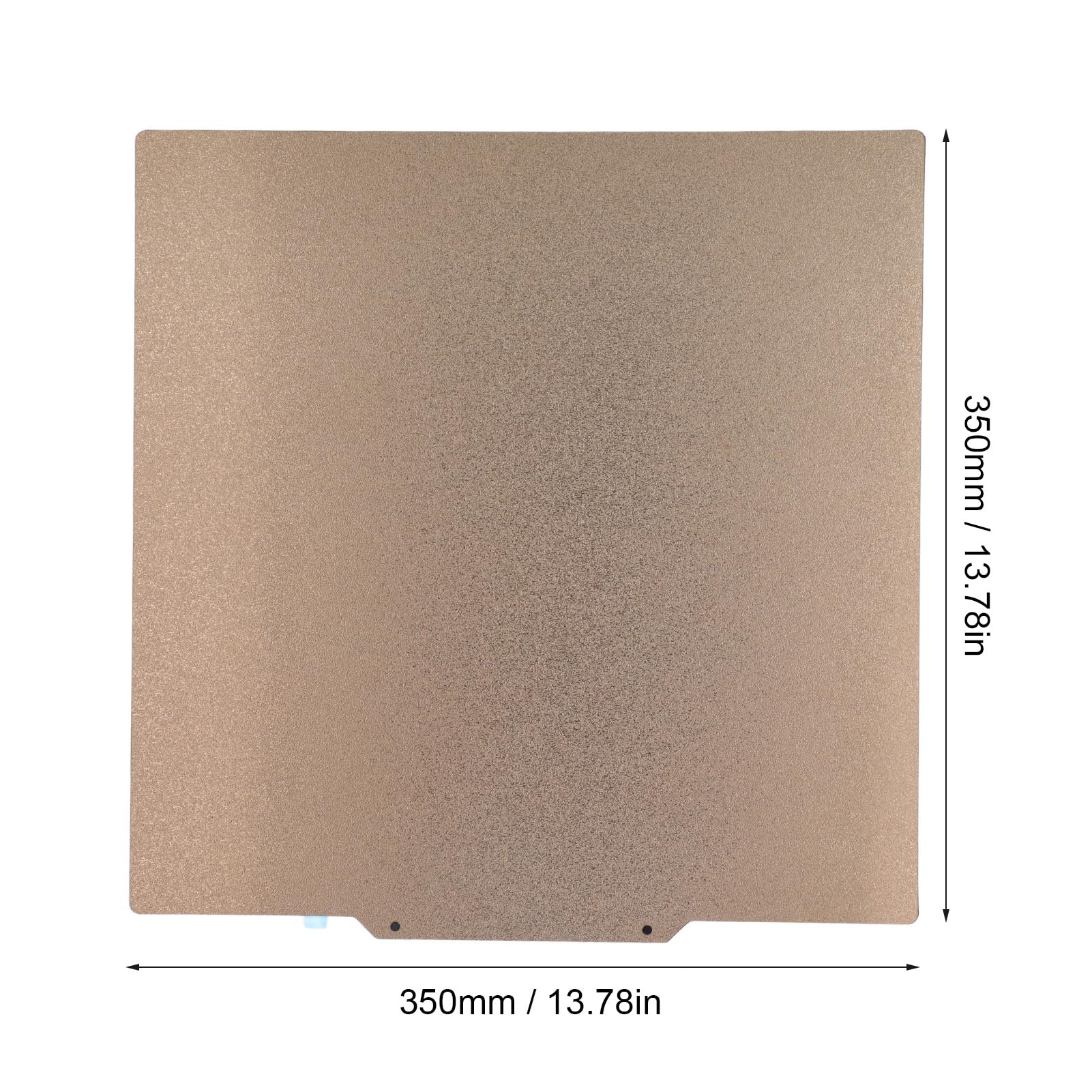 ANKROYU 350x350 mm 3D Printer Build Plate, Spring Steel Film Coating Flexible 3D Printing Bed Platform, 3D Printer Build Surfaces for 3D Printer