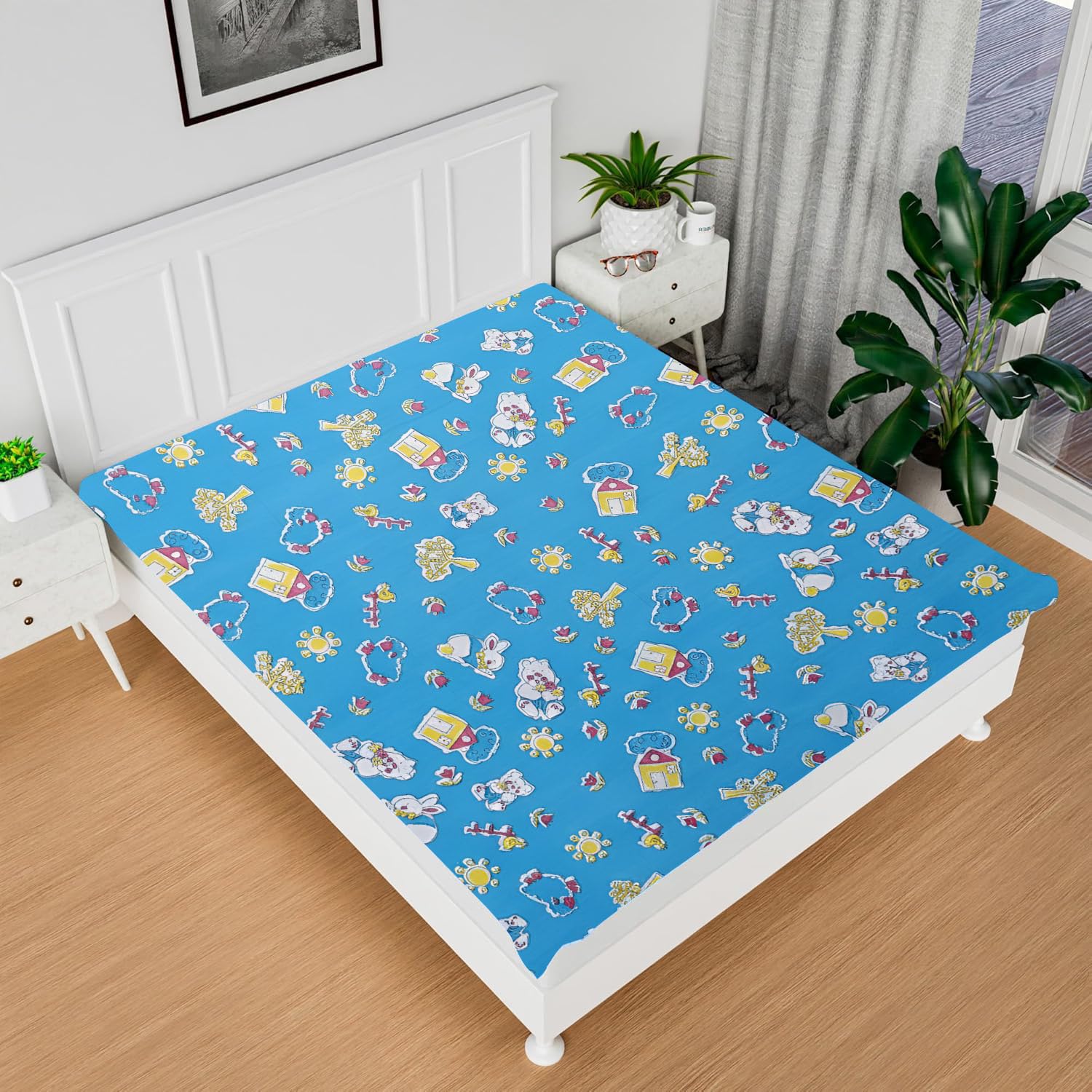 Waterproof Baby Bed Sheet - Protect & Style -27