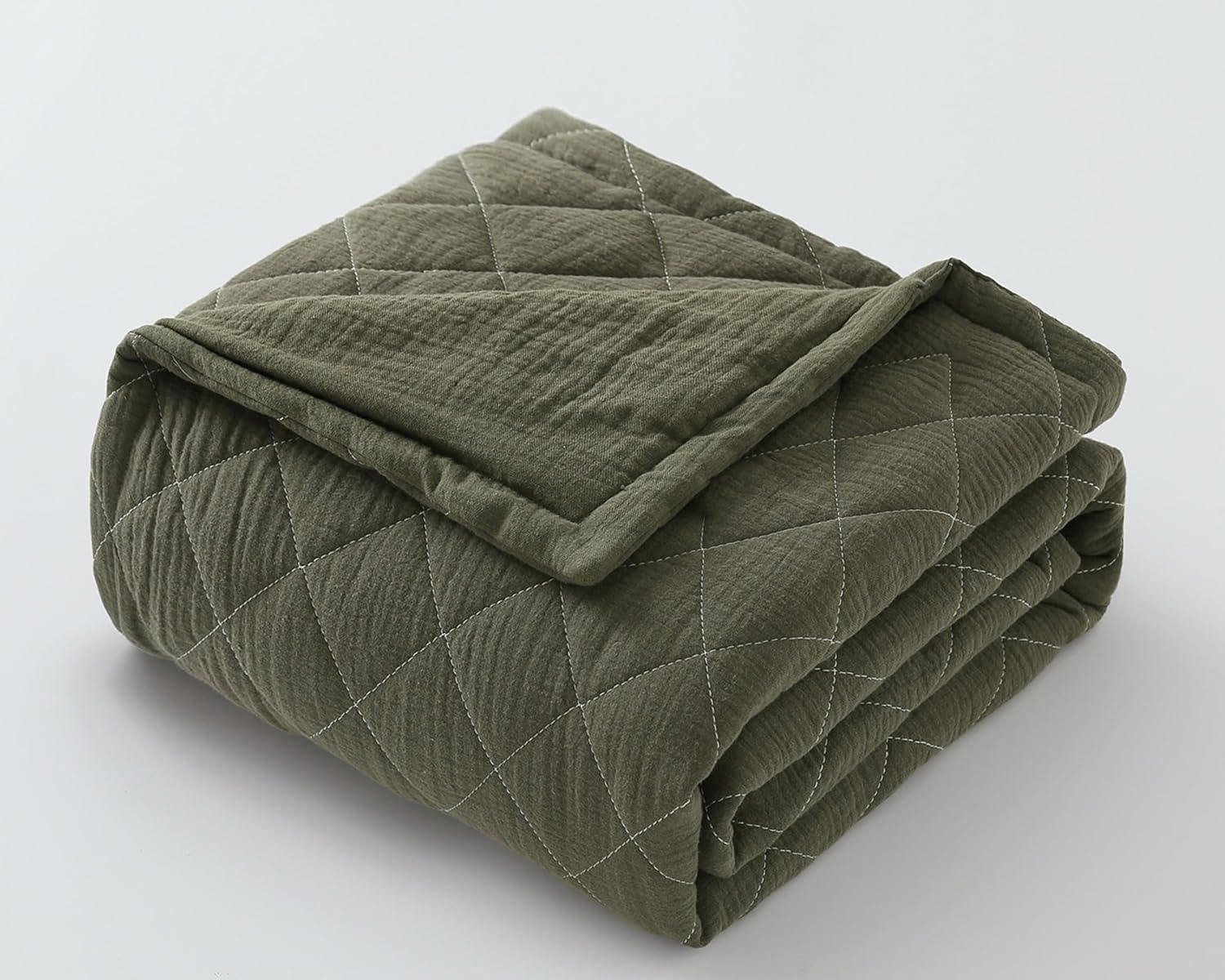 100% Cotton Muslin Baby Blanket for Boys Girls – Ultra-Soft Reversible Toddler Comforter, Lightweight Breathable All Season Down Alternative Toddler Crib Blanket (Olive Green, 39 x 47in) 100% Cotton Muslin Baby Blanket for Boys Girls – Ultra-Soft Reversible Toddler Comforter, Lightweight Breathable All Season Down Alternative Toddler Crib Blanket (Olive Green, 39 x 47in)