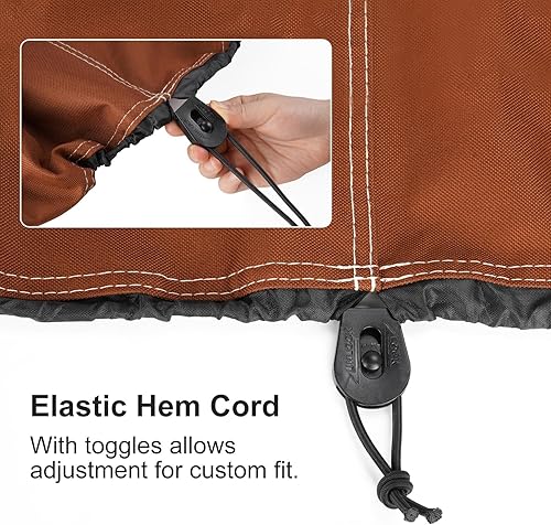 Miniatura 5 de NettyPro Cubierta de parrilla para parrillas pequeñas de la serie Q, cubierta de parrilla portátil resistente al agua para la serie Q 14001000 y