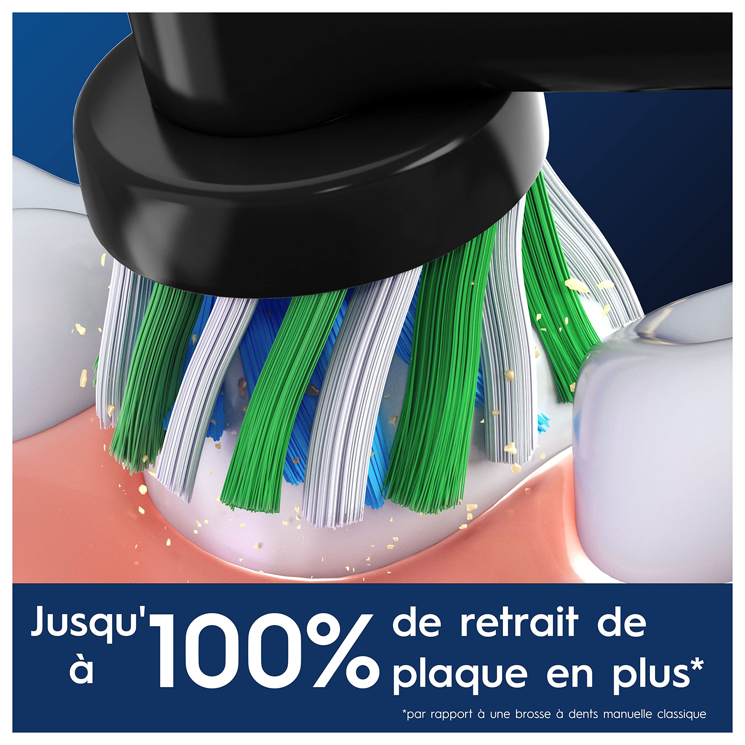 Lot De 2 Brossettes Oral-B Pro Cross Action – Têtes De Rechange Pour Brosse à Dents électrique