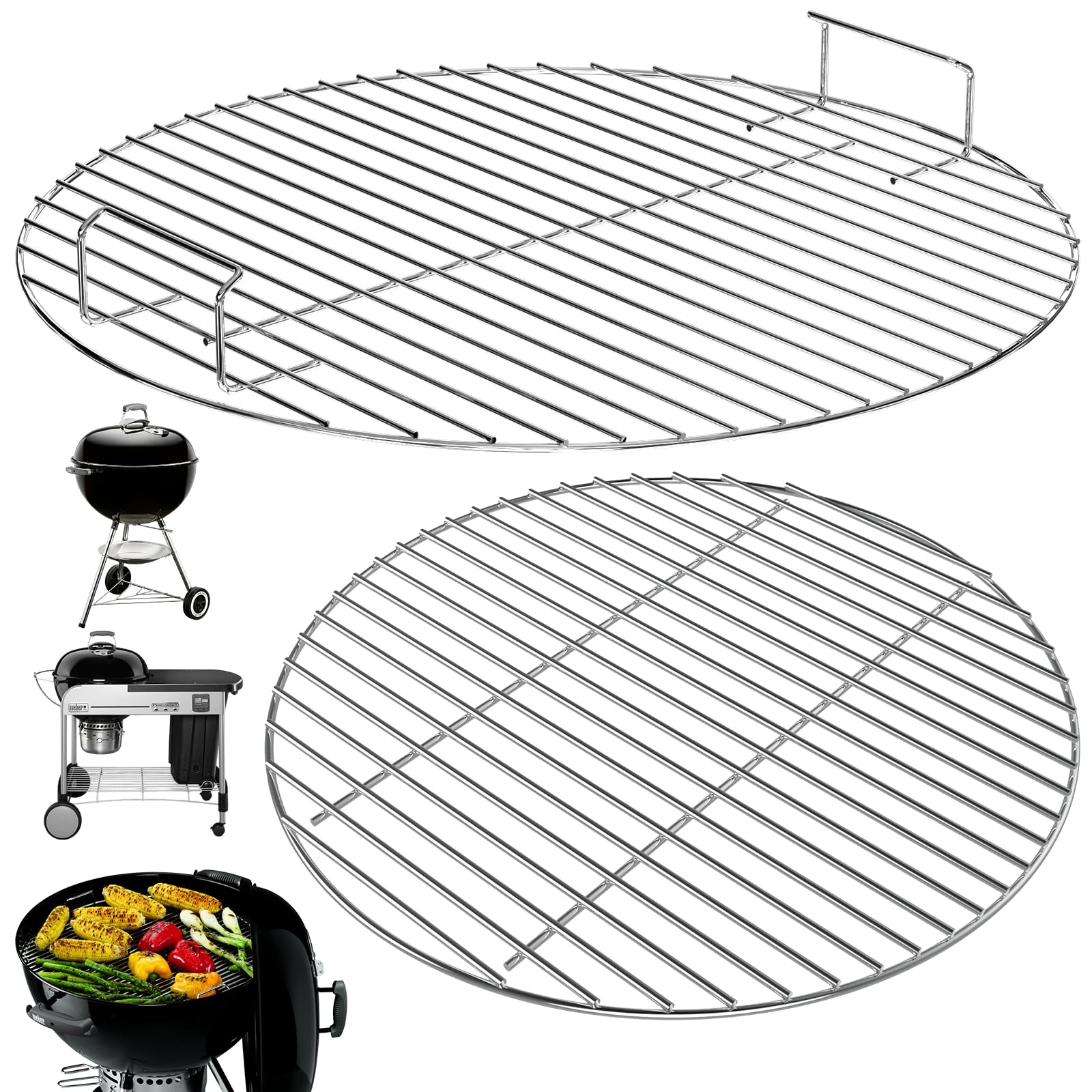 7435 7441 Round Grill Grate for Weber 22" Kettle &amp;Other 22" Charcoal Grills