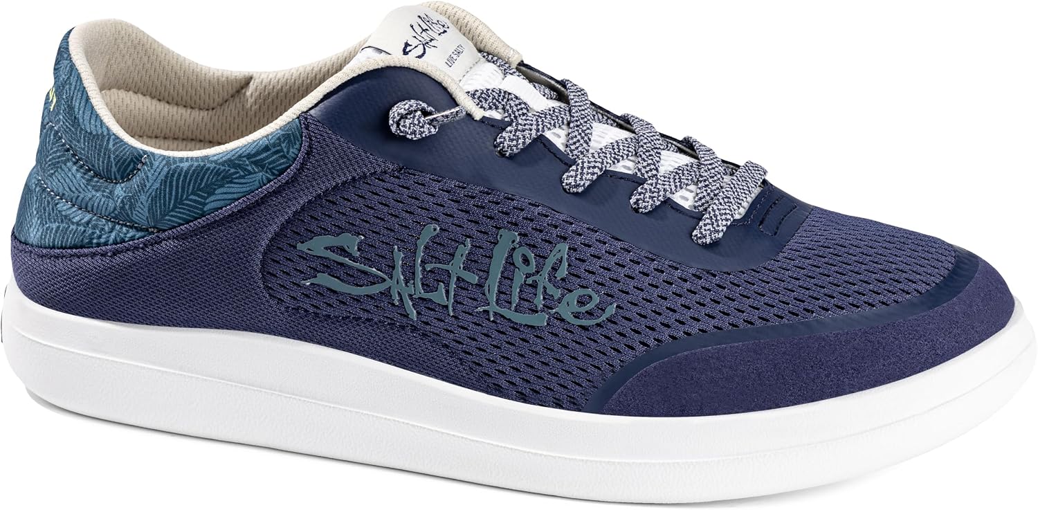 Salt Life Men’s The Jetty Sport Sneaker – Lightweight Mesh Upper, EVA Midsole, Coastal Performance Design