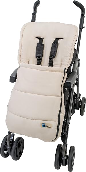Altabebe (AL2200-03) Übergangsfußsack, Sommerfußsack, für alle gängigen Kinderwagen Buggys und Jogger, Farbe: Beige - 2