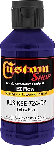 Vista 95 de Custom Shop KSE757-QP Triple Black - Pintura esmaltada EZ Flow a rayas y letras – 4 onzas
