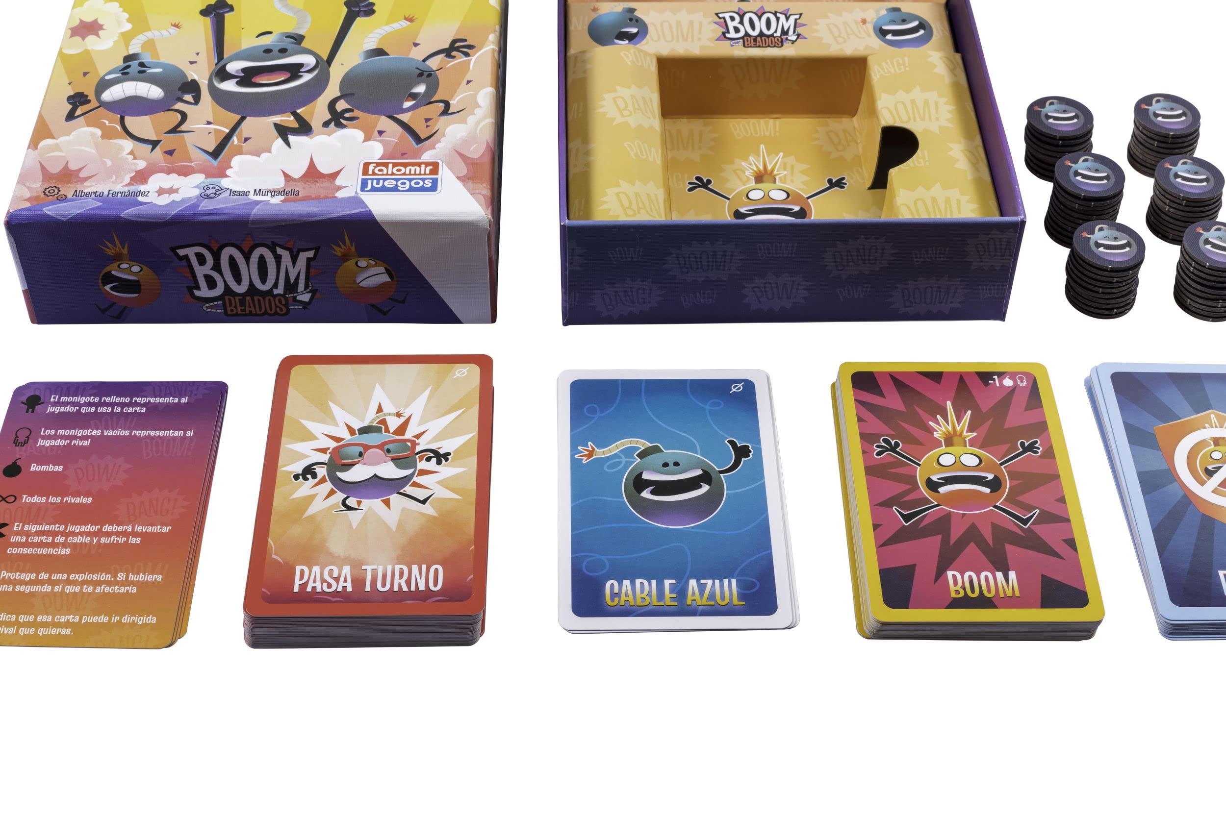 Falomir Bombardum Kartenspiel | Strategie- Und Familienspiel | Für Kinder Und Erwachsene