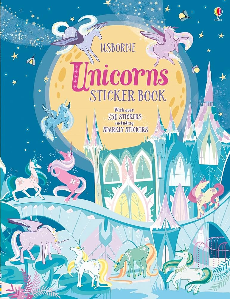 Usborne sticker book Unicorns シールブック Amazon.com: Unicorns Sticker Book: 9781474940979: Books