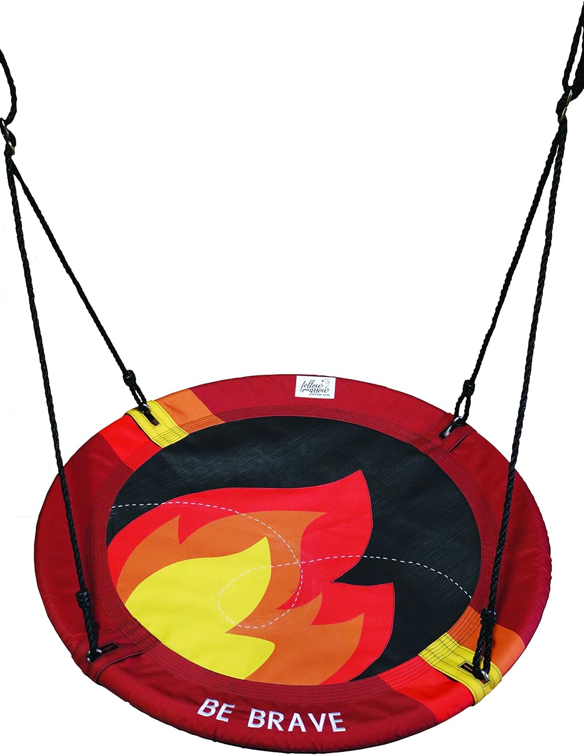 M&M Sales Enterprises Be Brave Adventure Swing, Red, One Size MM00155