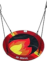 Vista 5 de M&M Sales Enterprises Be Brave Adventure Swing, rojo, talla única MM00155
