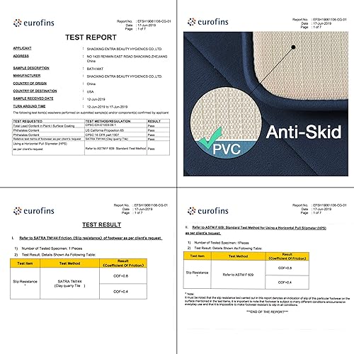 Miniatura 6 de Flamingo P Tapete de baño de espuma viscoelástica, antideslizante, de secado rápido, lavable a máquina, tapete de baño grueso para suelo de baño y