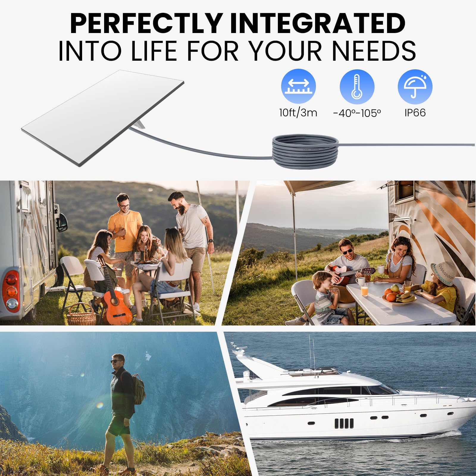 Starlink Mini Cable 3 in 1 Starlink Mini Car Charger Dc Power Cable 12v-24v Adapter with Digital Display — view 6