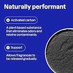 ATTITUDE Odor Eliminator with Activated Carbon, Plant-Based Air Purifier, Vegan, Made in Canada, Green Apple & Basil Scent, 227 g