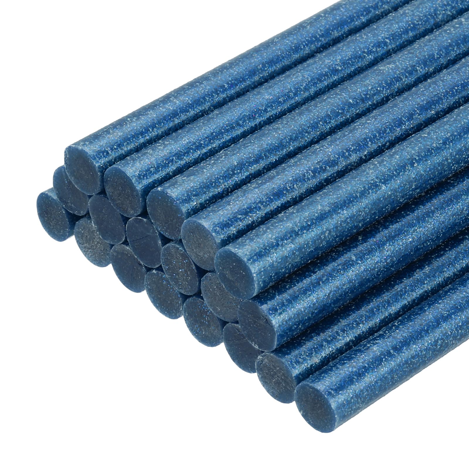 PATIKIL Hot Glue Sticks for Glue Gun, 20 Pcs Colored Hot Melt Adhesive Bulk Sticks for DIY Craft Projects Art Decoration Home Repairs, Blue (11mm x 100mm)