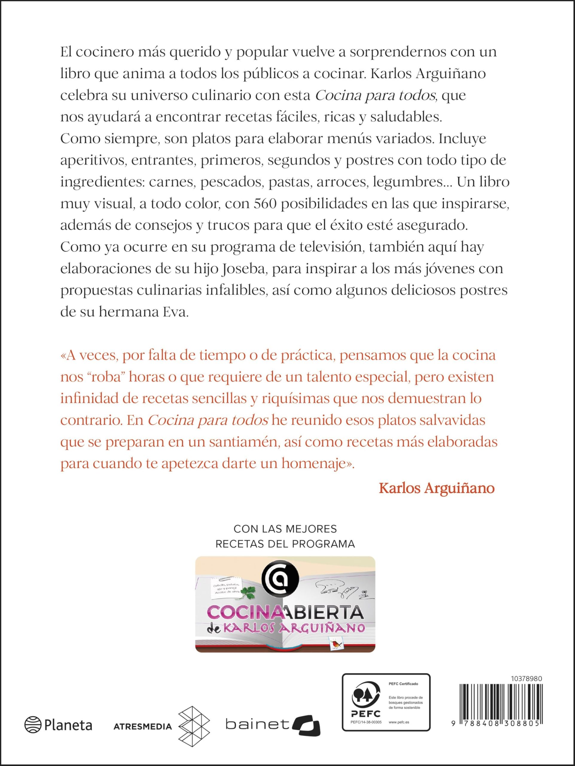 Cocina para todos: Las 560 recetas que nunca fallan (Planeta Cocina)
