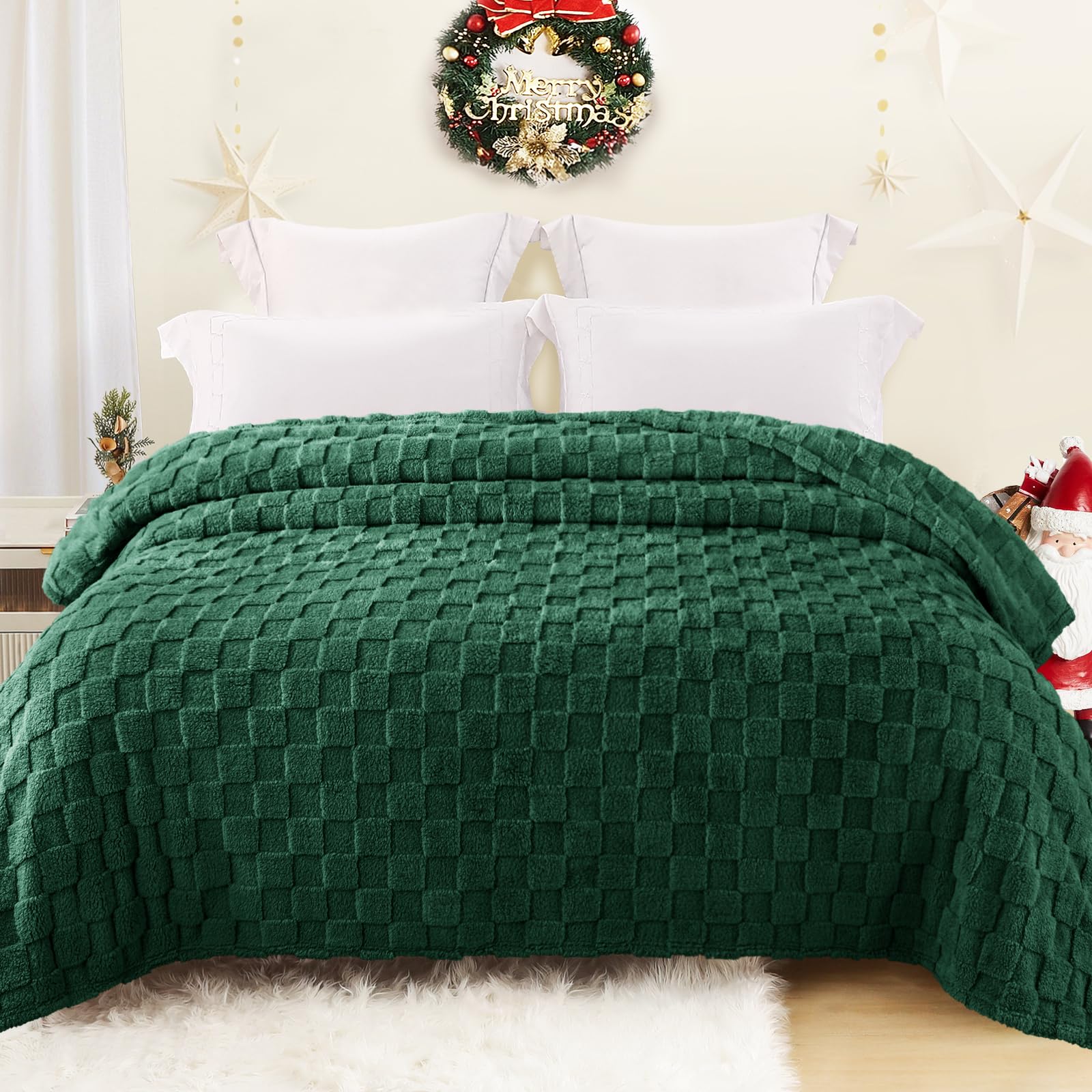 Exclusivo Mezcla Queen Size Flannel Fleece Blanket - Image 2