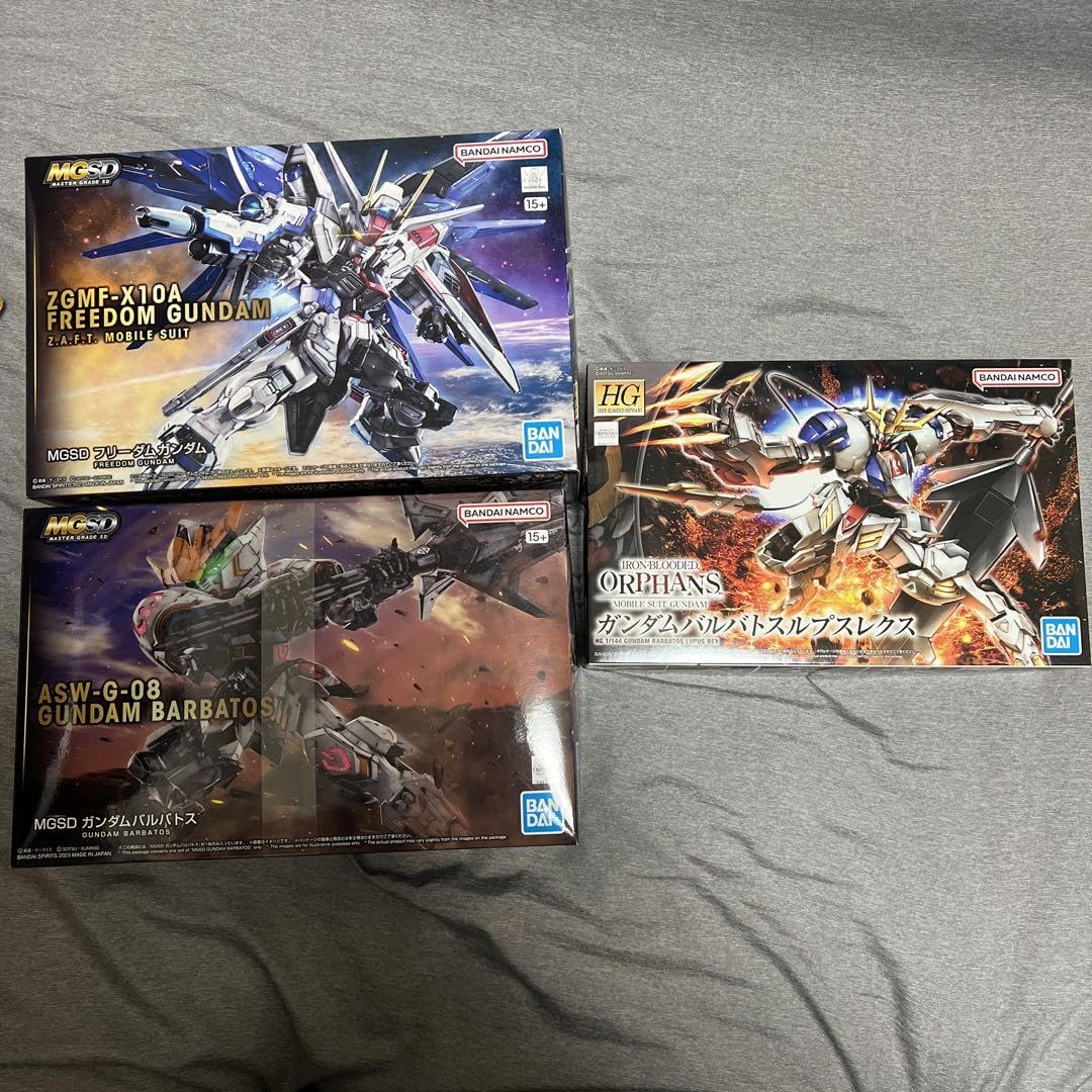 Amazon.co.jp: MGSD ストライクフリーダム バルバトス HG バルバトス 