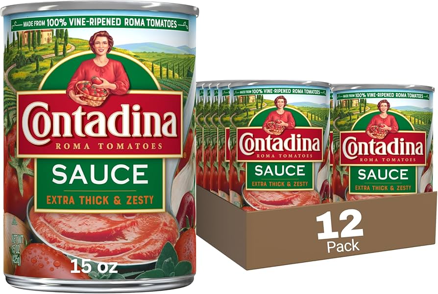 Amazon.com : Contadina Extra Thick & Zesty Tomato Sauce 15 oz. Can