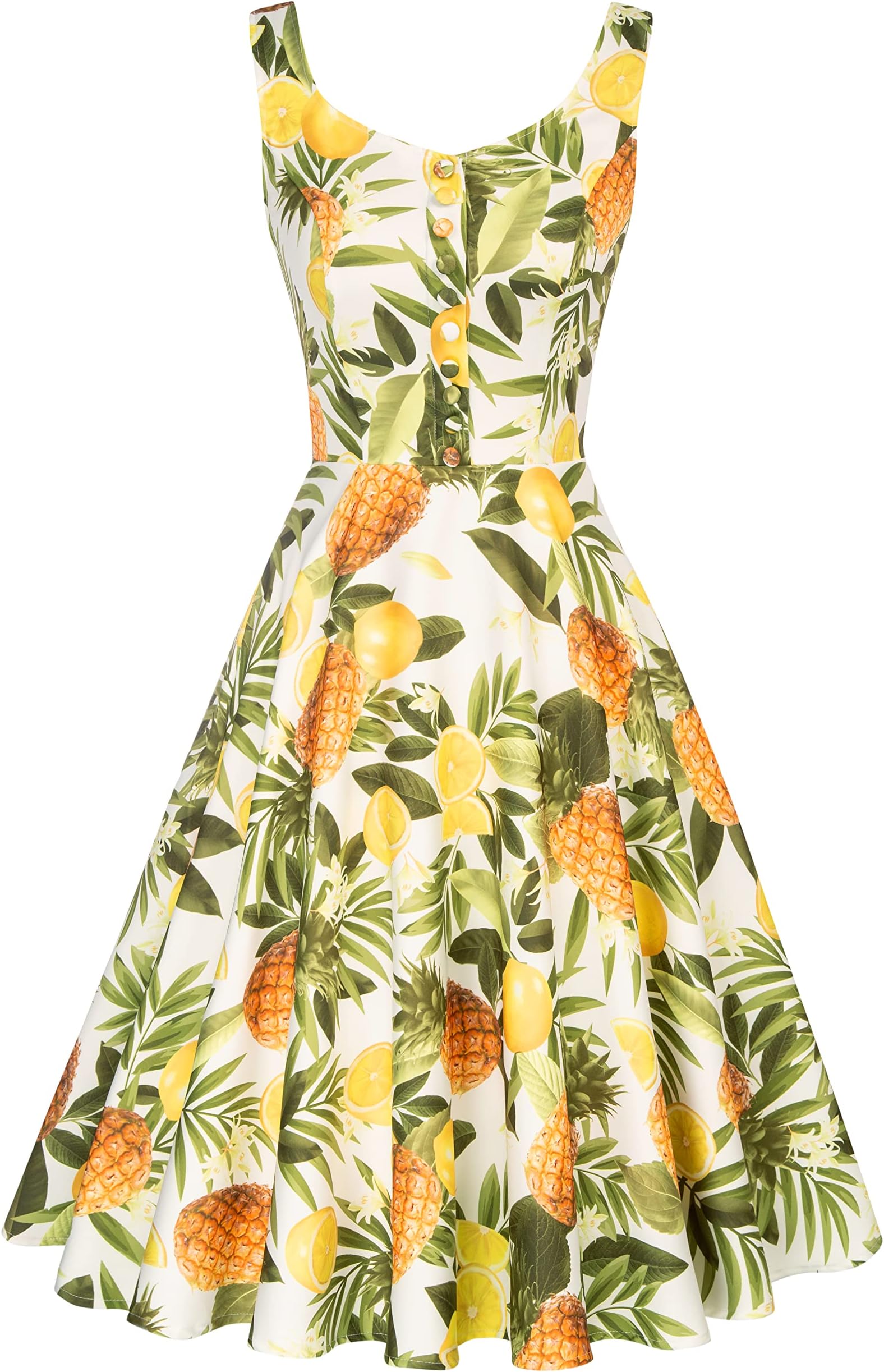1950s Vintage Dress for Women Sleeveless Homecoming Dresses Cocktail Party A-Line Summer Dress